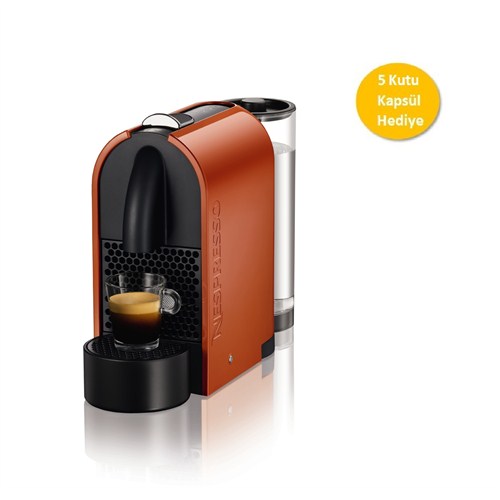Nespresso U D50 Kahve Makinesi - Turuncu Renkli