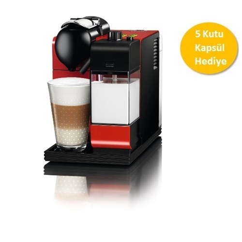 Nespresso F411 Latissima+ Espresso/Cappuccino  Makinesi - Kırmızı Renkli