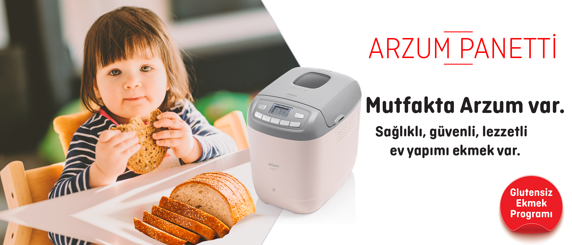 Arzum AR2017 Panetti Ekmek Yapma Makinesi 11