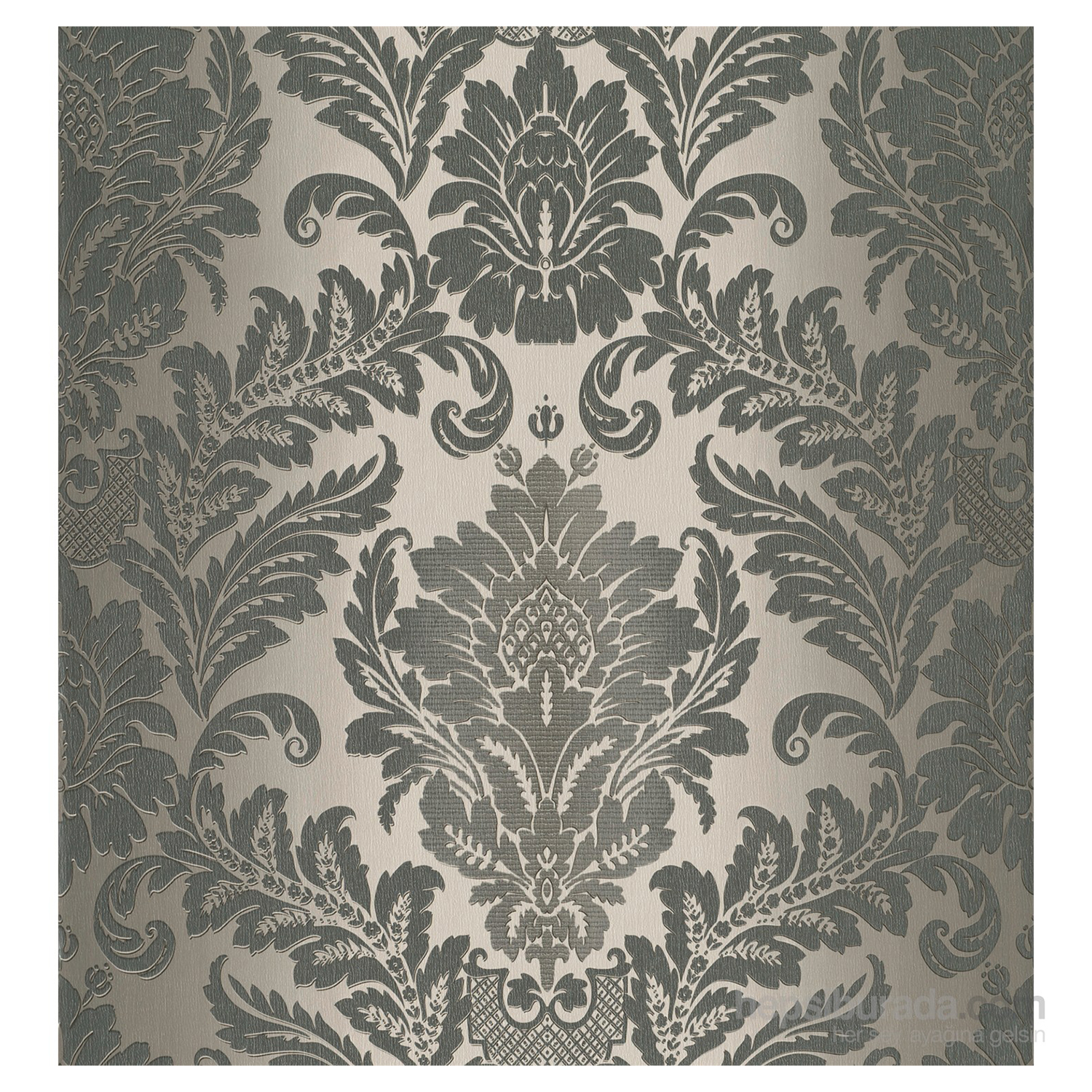 Emboss 1152 Damask Antrasit Duvar Kağıdı Fiyatı