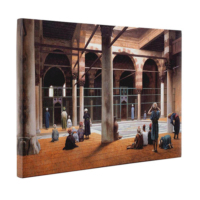 Tabloshop Jean Leon Gerome - Interior Of A Mosque Kanvas Tablo   60x90