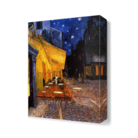 Dekor Sevgisi Van Gogh Café in Arles Canvas Tablo 45x30 cm