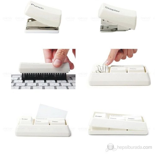 Gift Box Klavye Masaüstü Seti - Beyaz