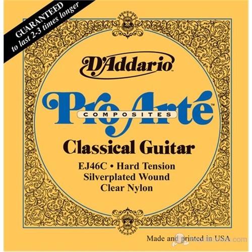 Daddario EJ46C Composite - Hard Tension Klasik Gitar Takım Tel
