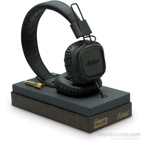 Marshall Majör Kulaküstü Kulaklık (Pitch Black)