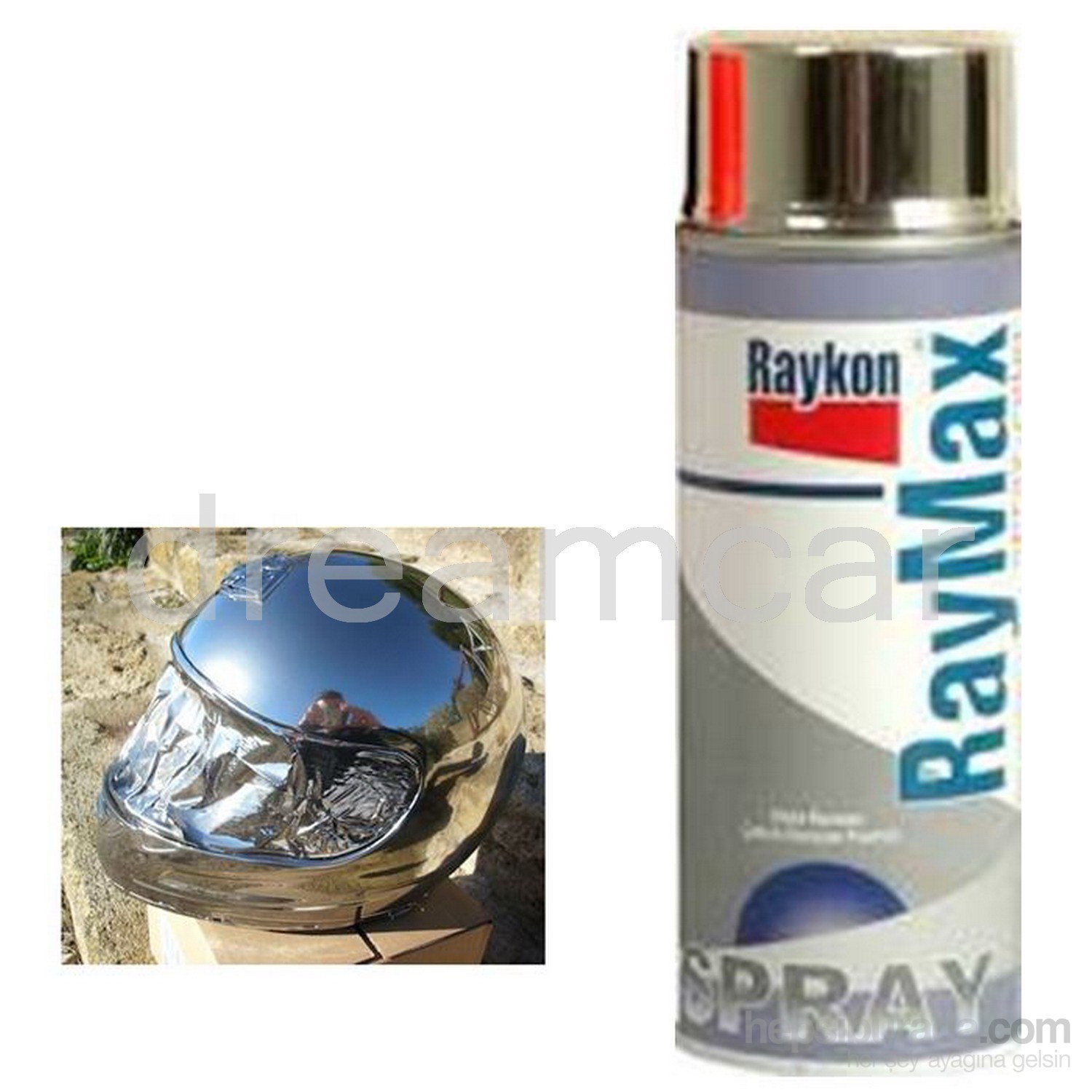 Raymax Krom Efekt Sprey Boya 400 Ml. Made In Germany Fiyatı