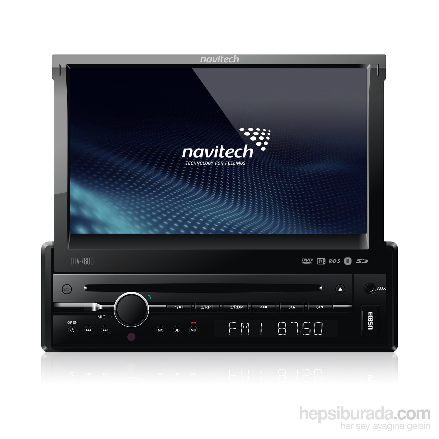 Navitech DTV-7600 7” Araç Multimedya Oynatıcı