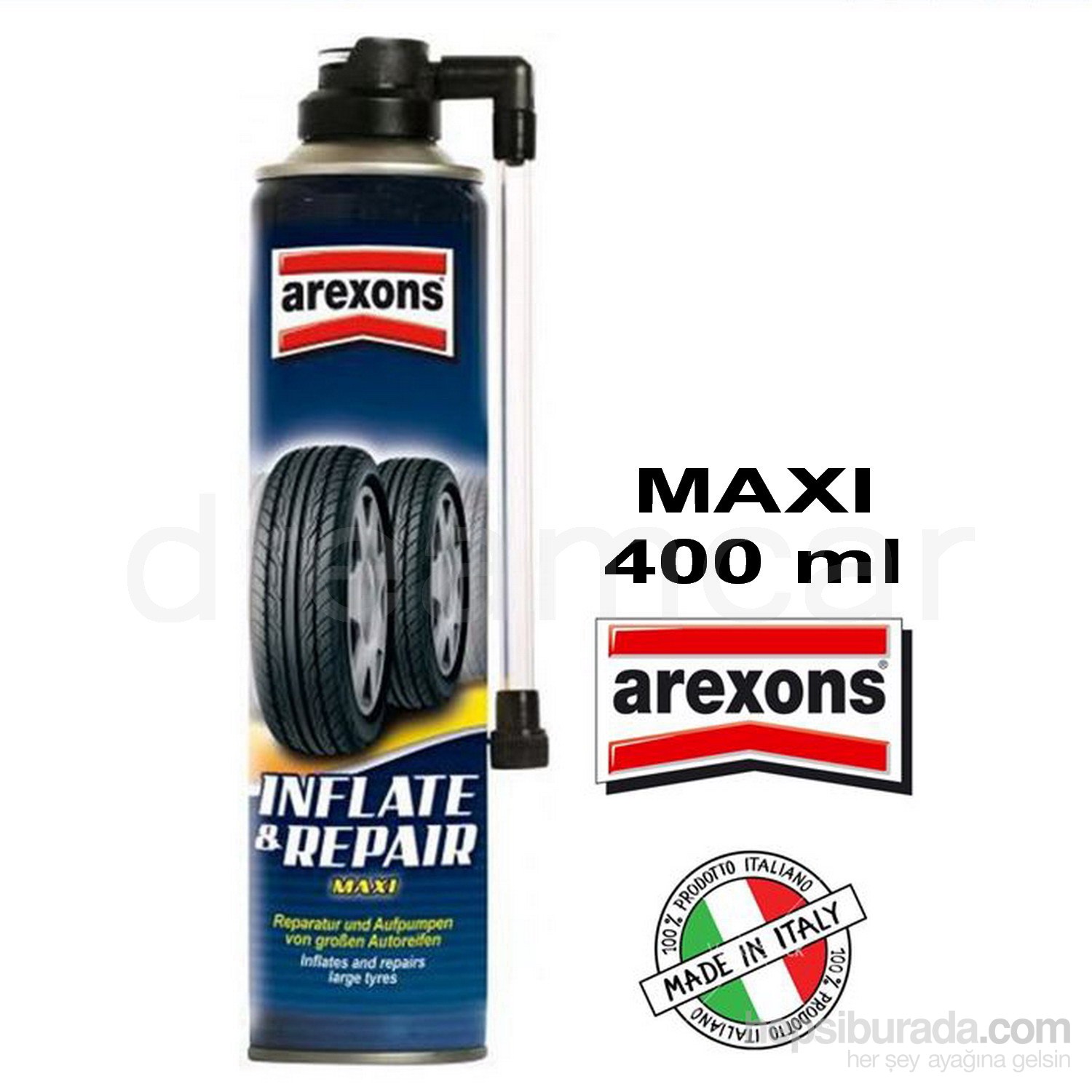 Arexons Lastik Tamir Spreyi 400 Ml. Made In Italy