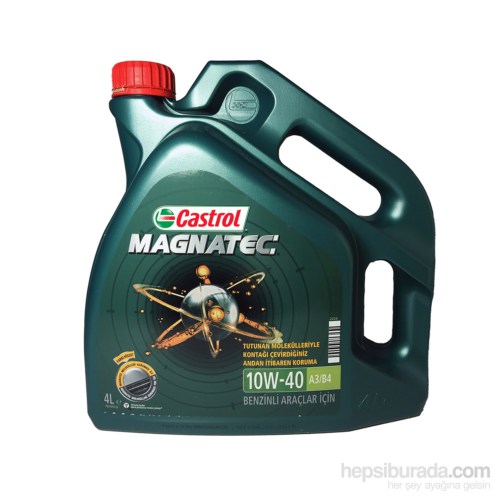 Castrol Magnatec 10W-40 A3/B4 4 Litre Motor Yağı (Benzin)(Üretim Yılı: 2017) 74,89 TL