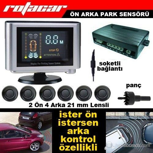 Rotacar Ön Arka Park Sensörü Digital VFD Ekranlı