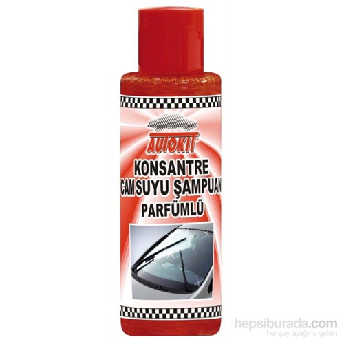 Autokit Konsantre Cam Suyu Şampuanı Parfümlü (5 Lt Suda Etkili)
