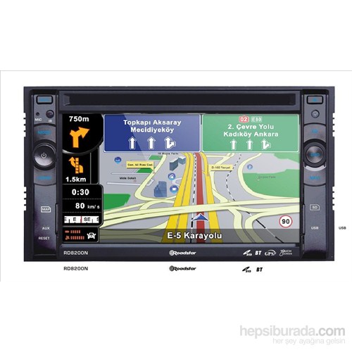 Roadstar RD-8200N Dvd, Navigasyonlu, Usb, SD Multimedya
