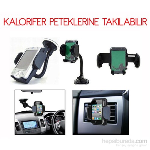 ModaCar Tek-Tuş PDA,Telefon,Navigasyon Tutucu Spralli 130015