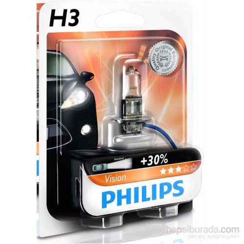 Philips H3 Sis Ampülü % 30 Fazla Işık 85b12336