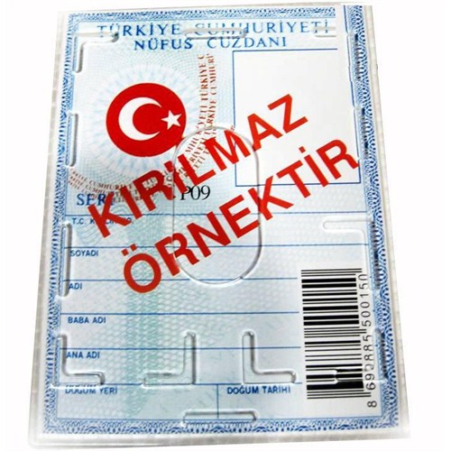 ModaCar Nüfus Cüzdanı Kimlik Koruyucu Kırılmaz 33a015