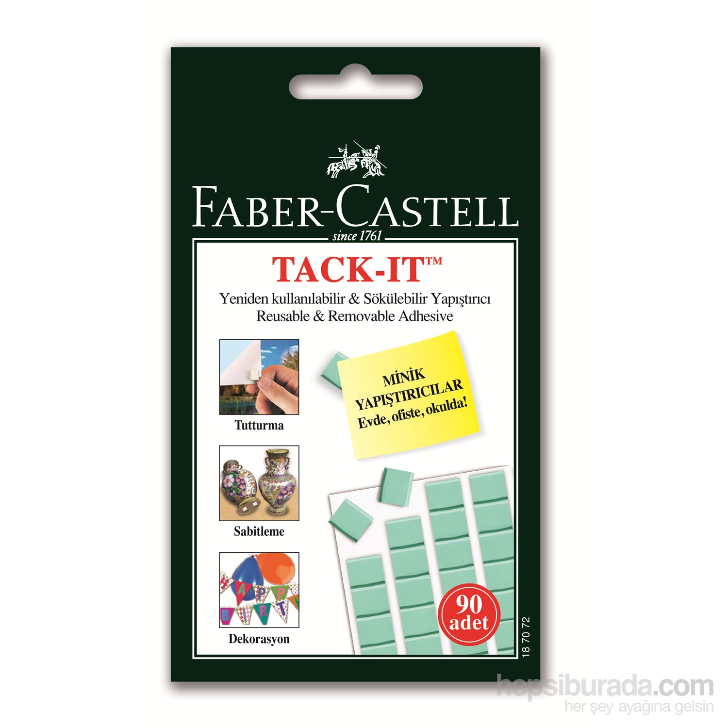 Faber-Castell Tack-it Yeşil 50 gr (5130187091)