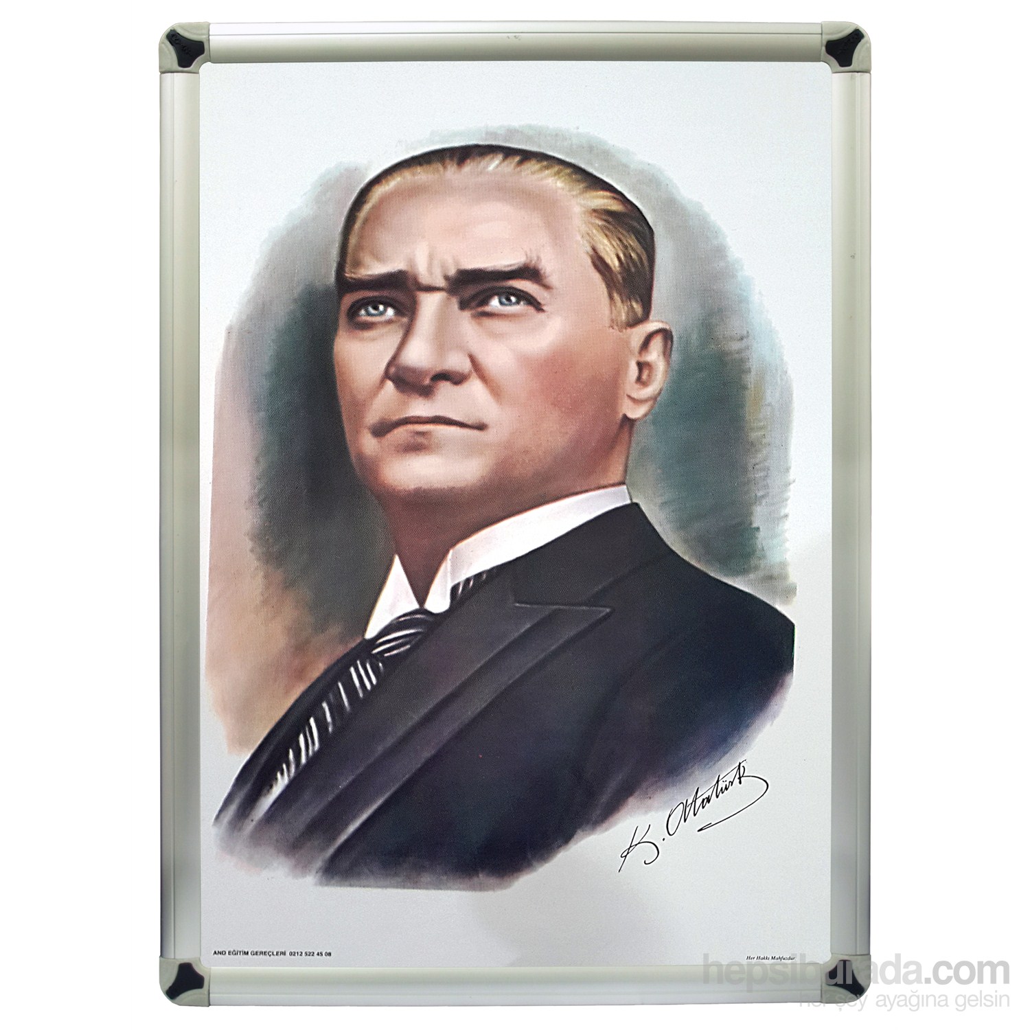 Akyazı 35x50 Atatürk Posteri-1 (Metal Çerçeve)