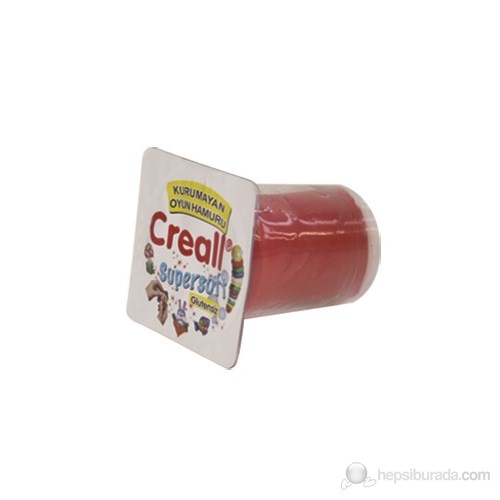Creall Kurumayan-Sağlıklı Oyun hamuru 40 Gr Kırmızı