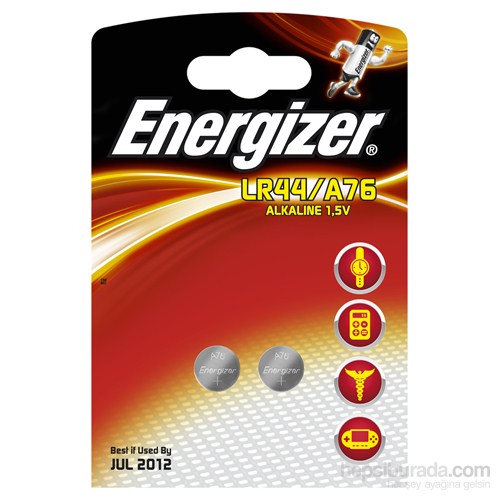 Energizer (A7-3071) Lr44/A76 Alkalin 2Li Blister Pil