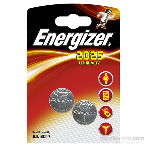 Energizer (A5-8333) Cr2025 Lityum Pil 2Li Blister
