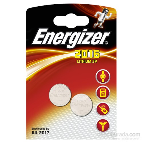 Energizer (A4-8340) Cr2016 Lityum Pil 2Li Blister