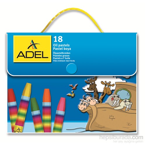 Adel Çantalı Pastel Boya 18 Renk (4281818000)