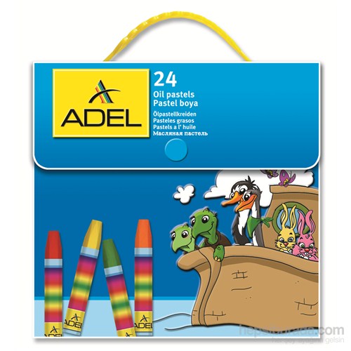 Adel Çantalı Pastel Boya 24 Renk (4281824000)