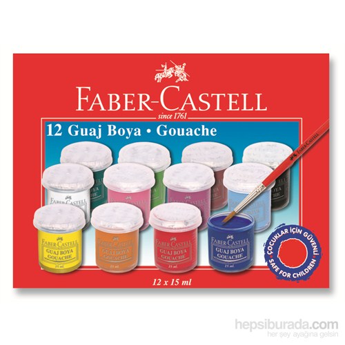 Faber-Castell Guaj Boya 12 Renk (5170160401)