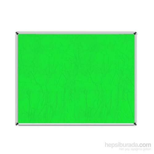 Akyazı 120x120 Duvara Monte Kumaşlı Pano (Yeşil)