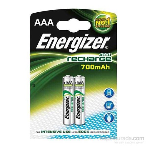 Energizer (E21-59964) Şarjlı 700 Mah AAA İnce Kalem Pil 2Li Blister