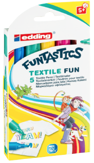 edding 17 Funtastics Textile Fun Tekstil Kalemleri