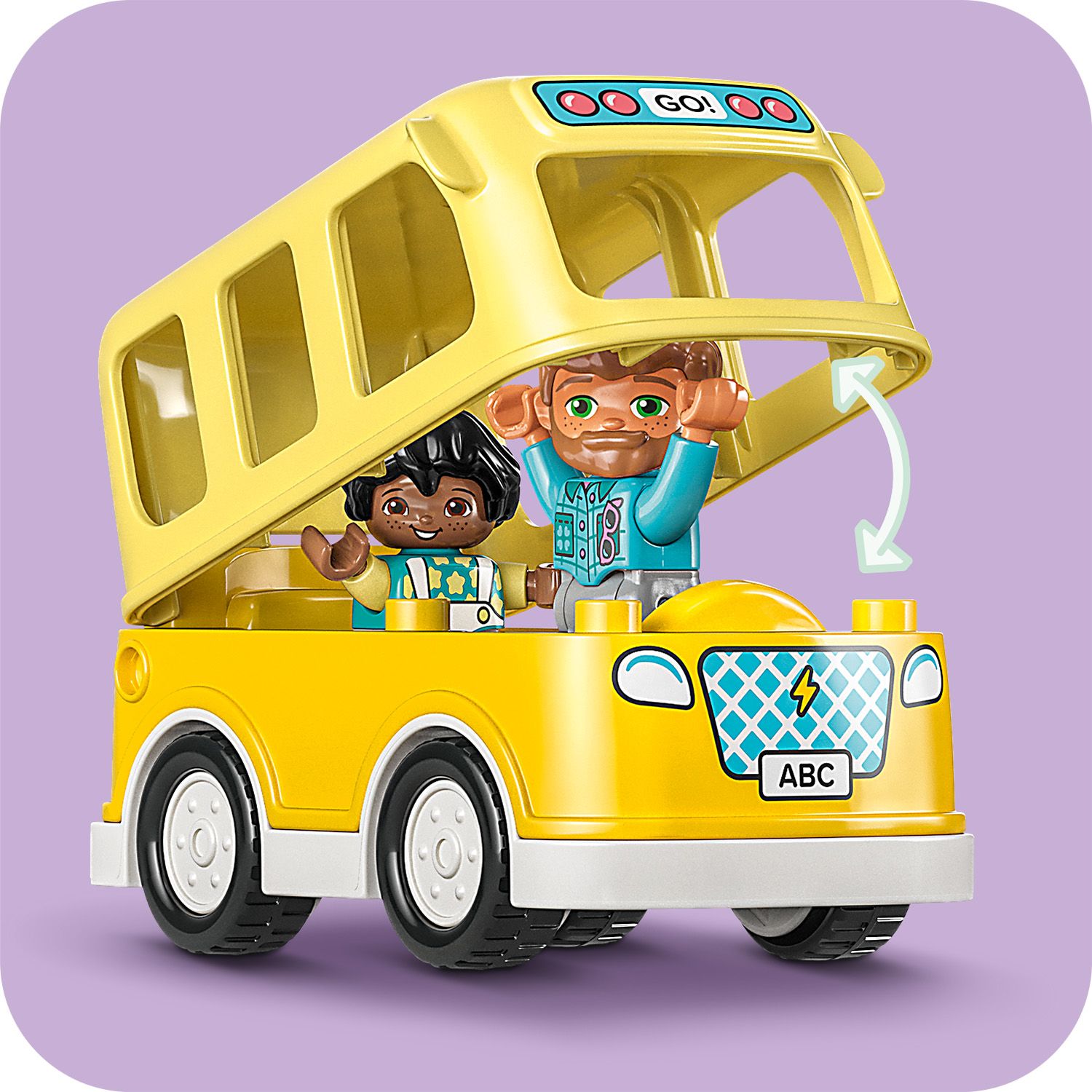 LEGO® Duplo® Town Bus Ride 10988 - Набор для создания развивающих и  креативных игрушек для детей младшего возраста от 2 лет и старше (16 штук)  | AliExpress