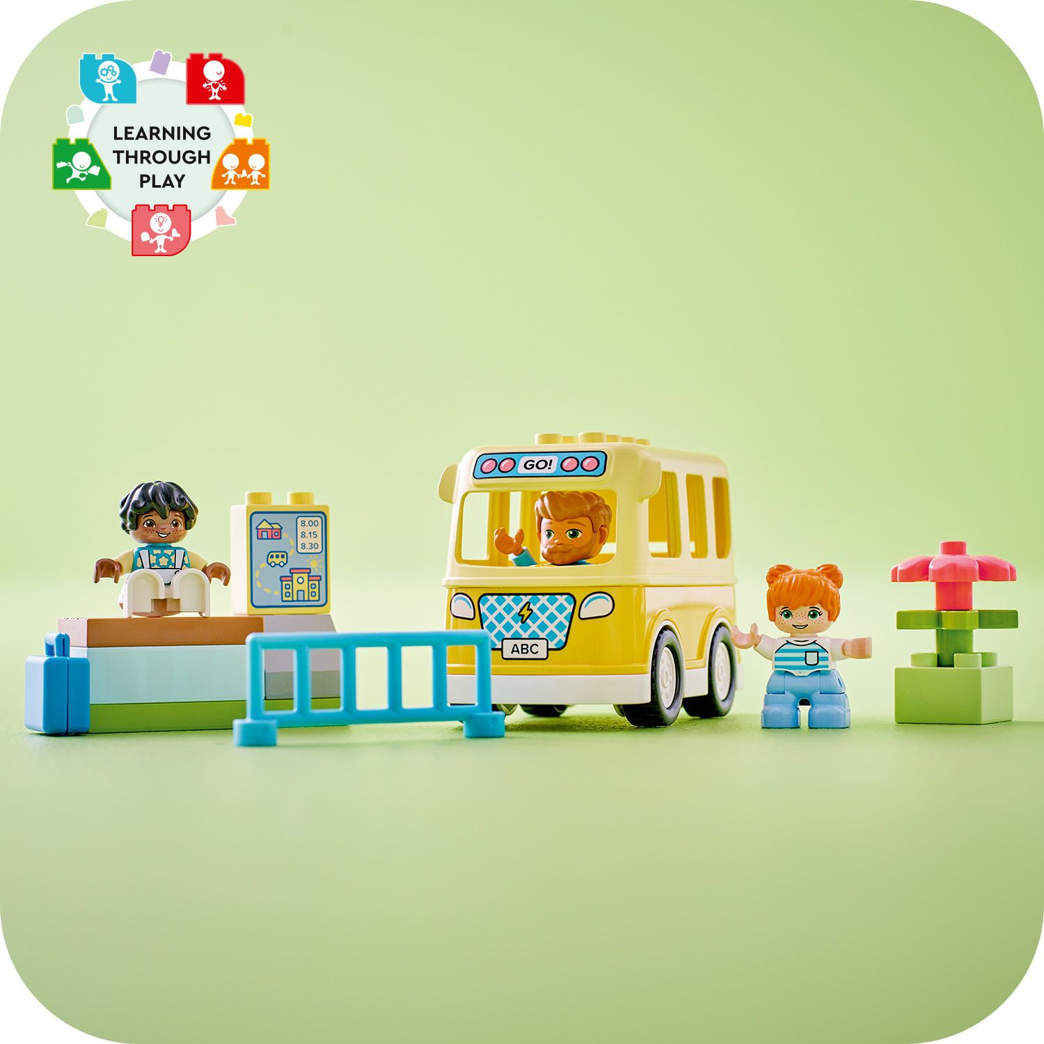 LEGO® Duplo® Town Bus Ride 10988 - Набор для создания развивающих и  креативных игрушек для детей младшего возраста от 2 лет и старше (16 штук)  | AliExpress