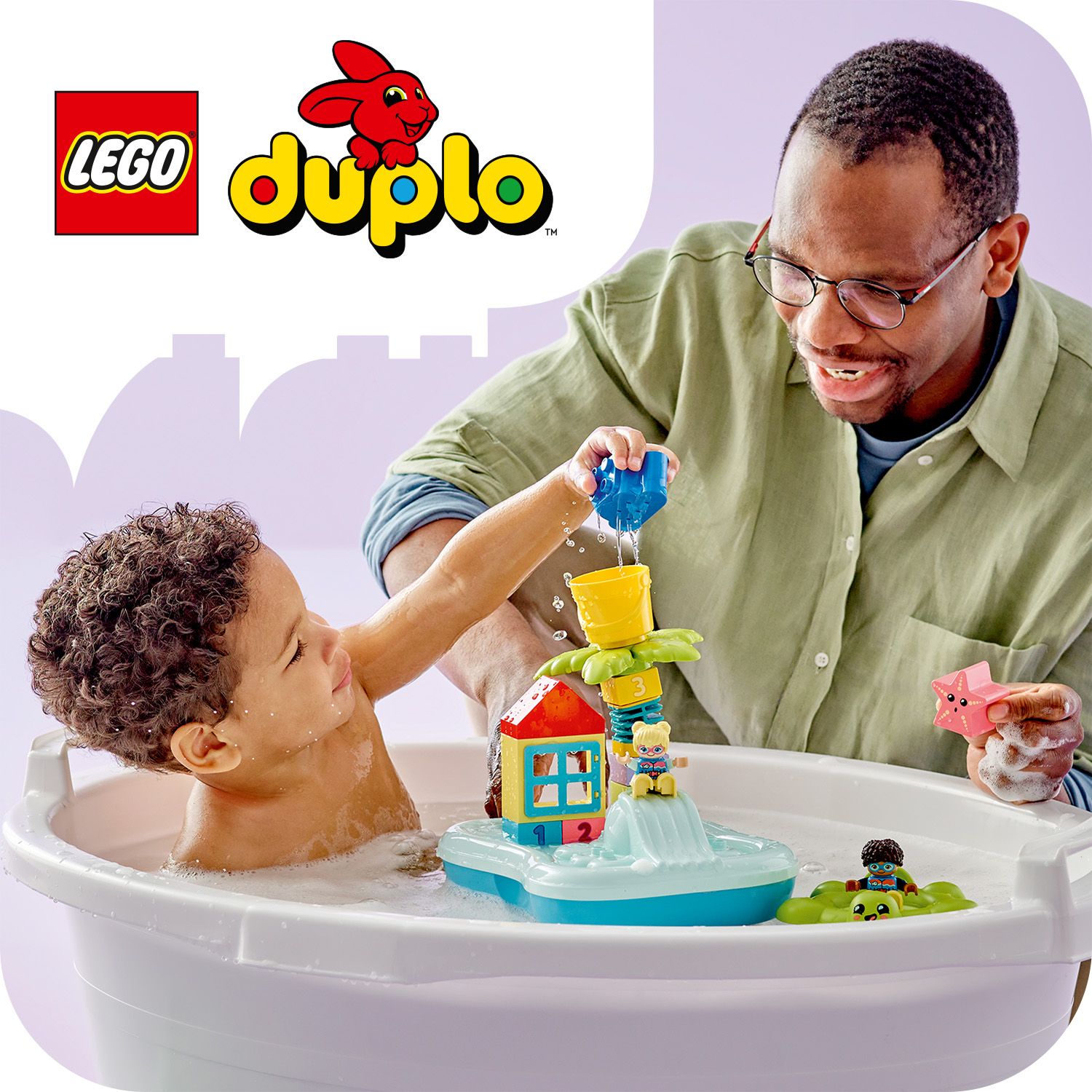 Su oyunları için inşa edilebilen banyo oyuncağı