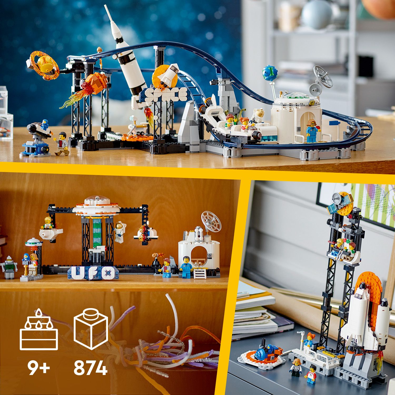LEGO® hayranları için oyun ve sergileme eğlencesi