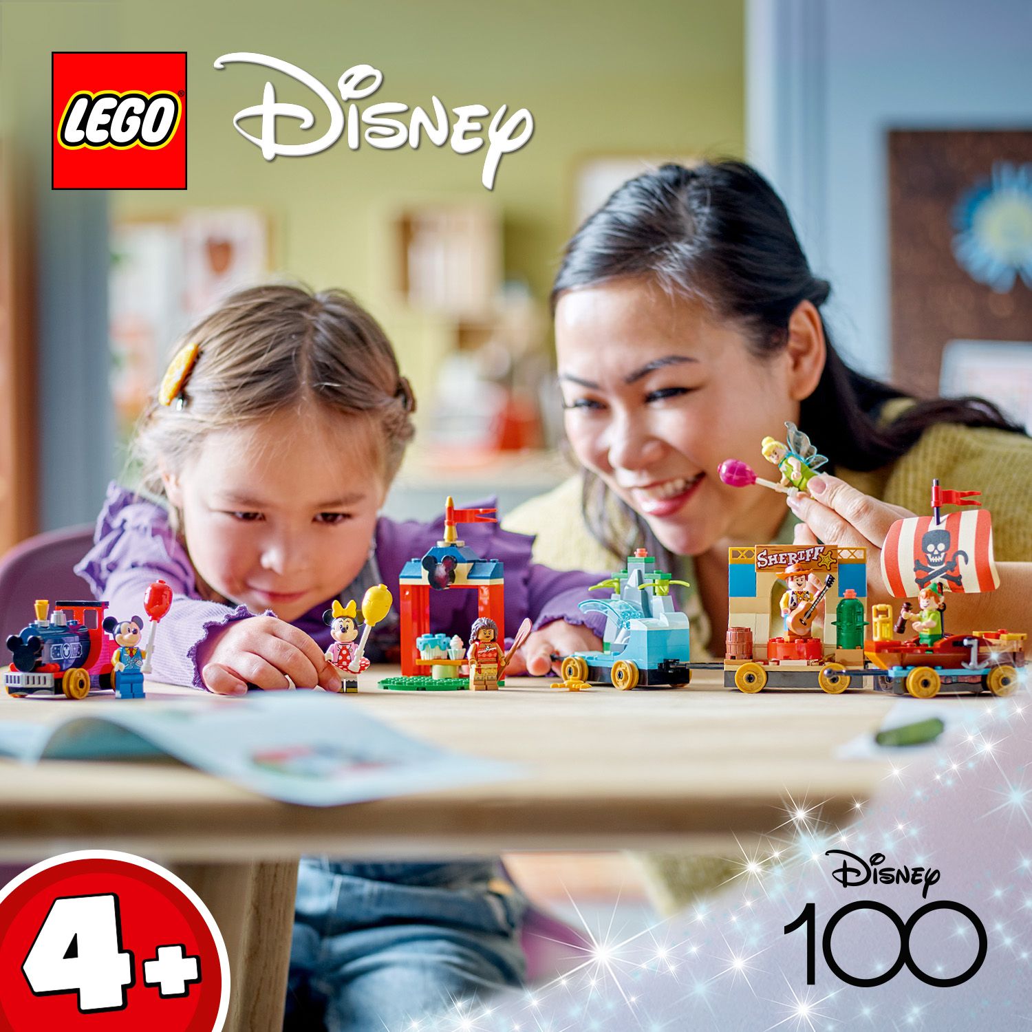 Genç Disney veya tren severler için eğlenceli set