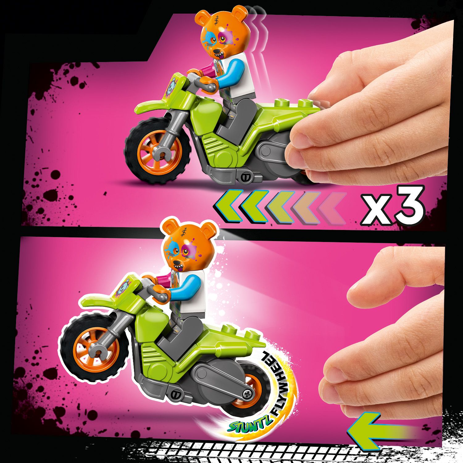 Volanlı gösteri motosikleti