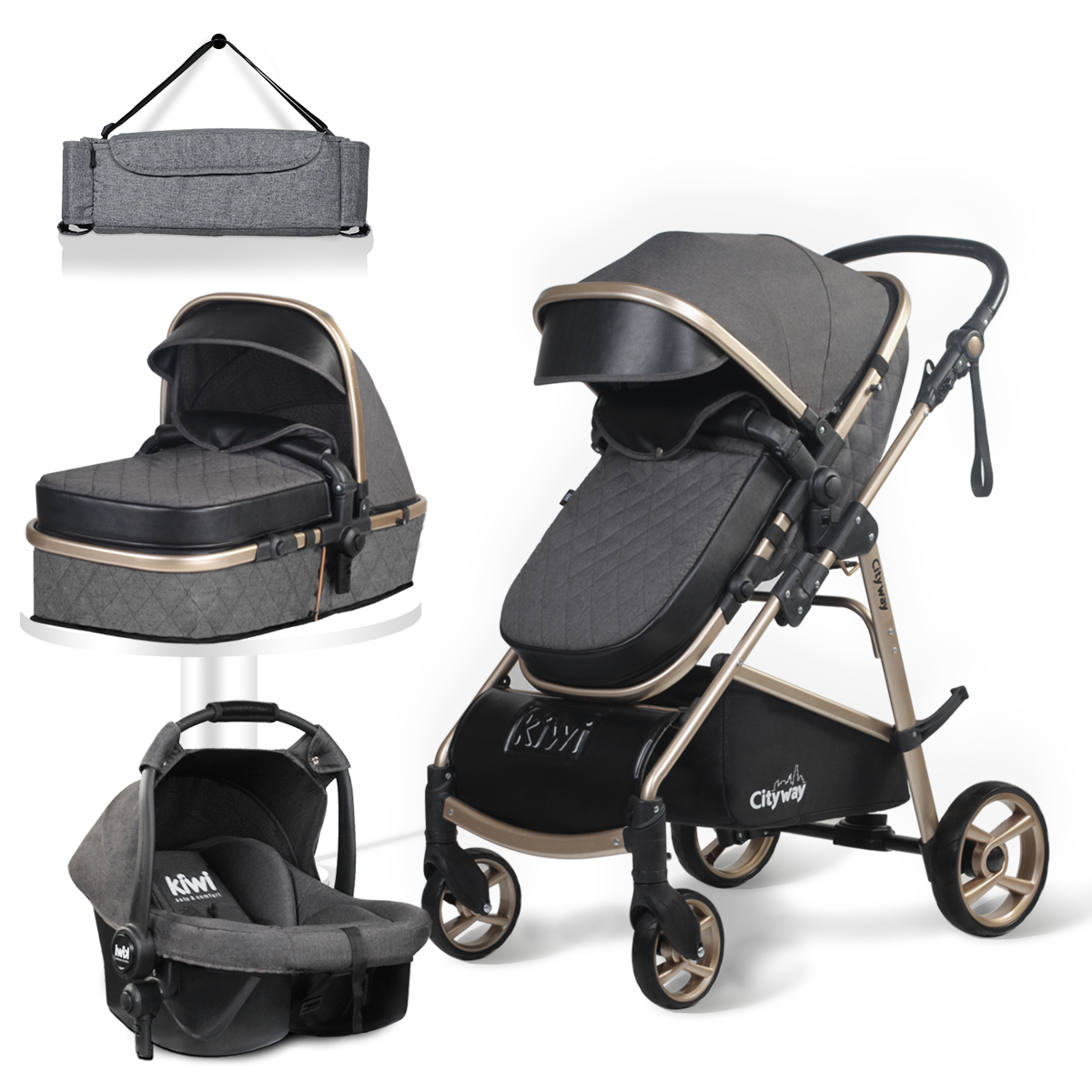 Kiwi City Way 5 In 1 Travel Sistem Bebek Arabası Fiyatı