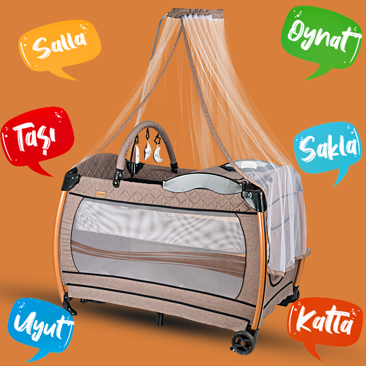 Baby Home 610 Weenle Tüllü 70x110 Bebek Oyun Parkı Park Fiyatı
