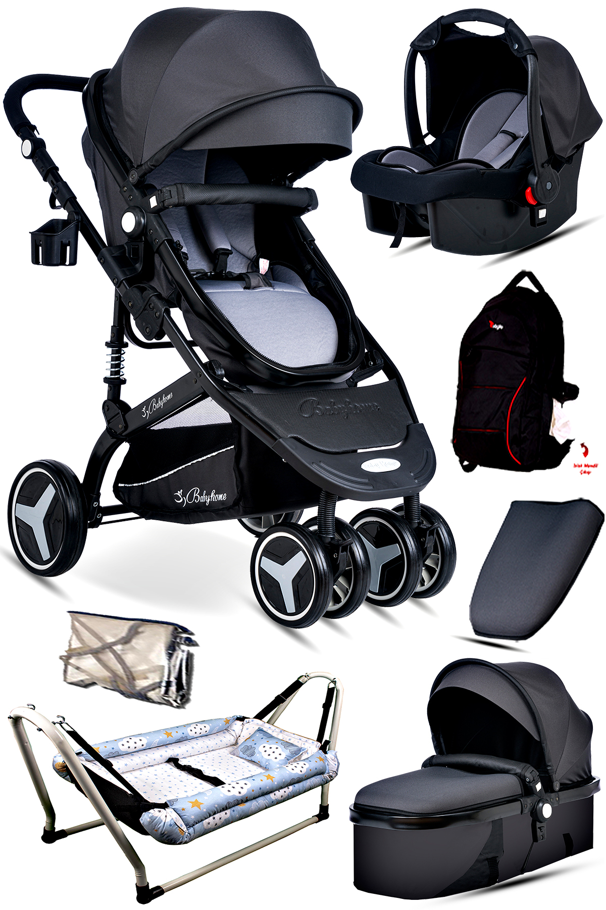 Baby Home 945 Paris Travel Sistem Bebek Arabası + Anne Baby Home 945 Paris Travel Sistem Bebek Arabası + Anne