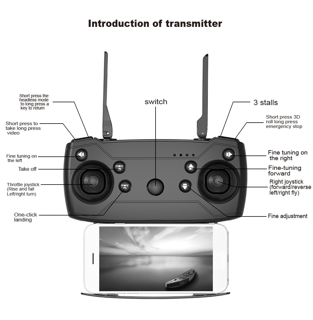 Gob2c cheap x12 drone