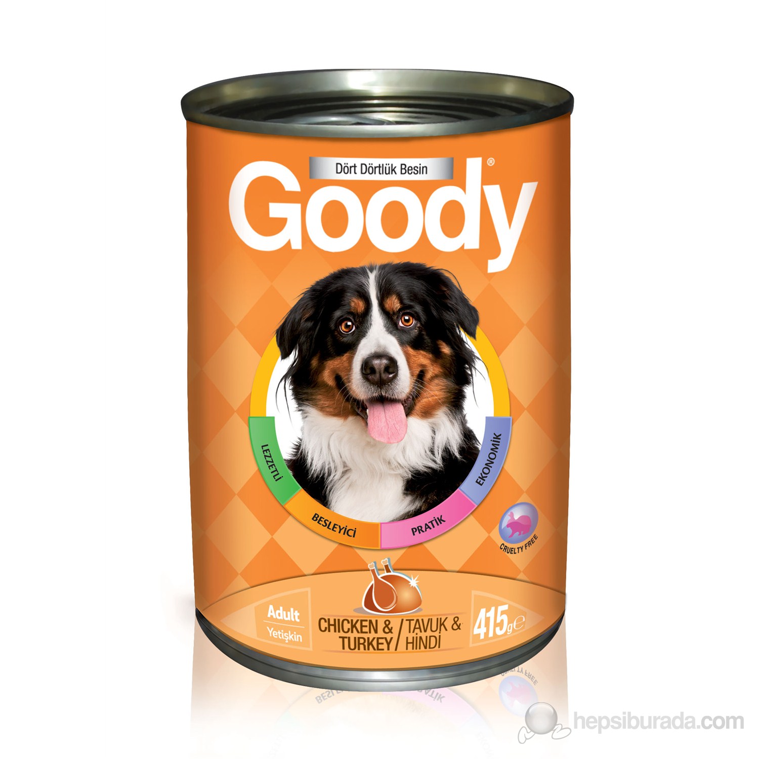 Goody Tavuk & Hindili Yaş Köpek Maması 415 gr