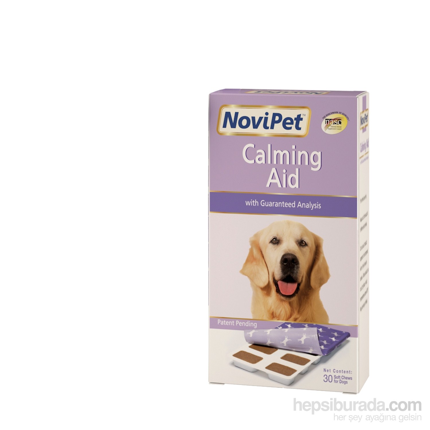 Novipet Calming Aid Sarı Papatya ve Zencefilli Doğal Sakinleştirici Tablet - 30 Adet