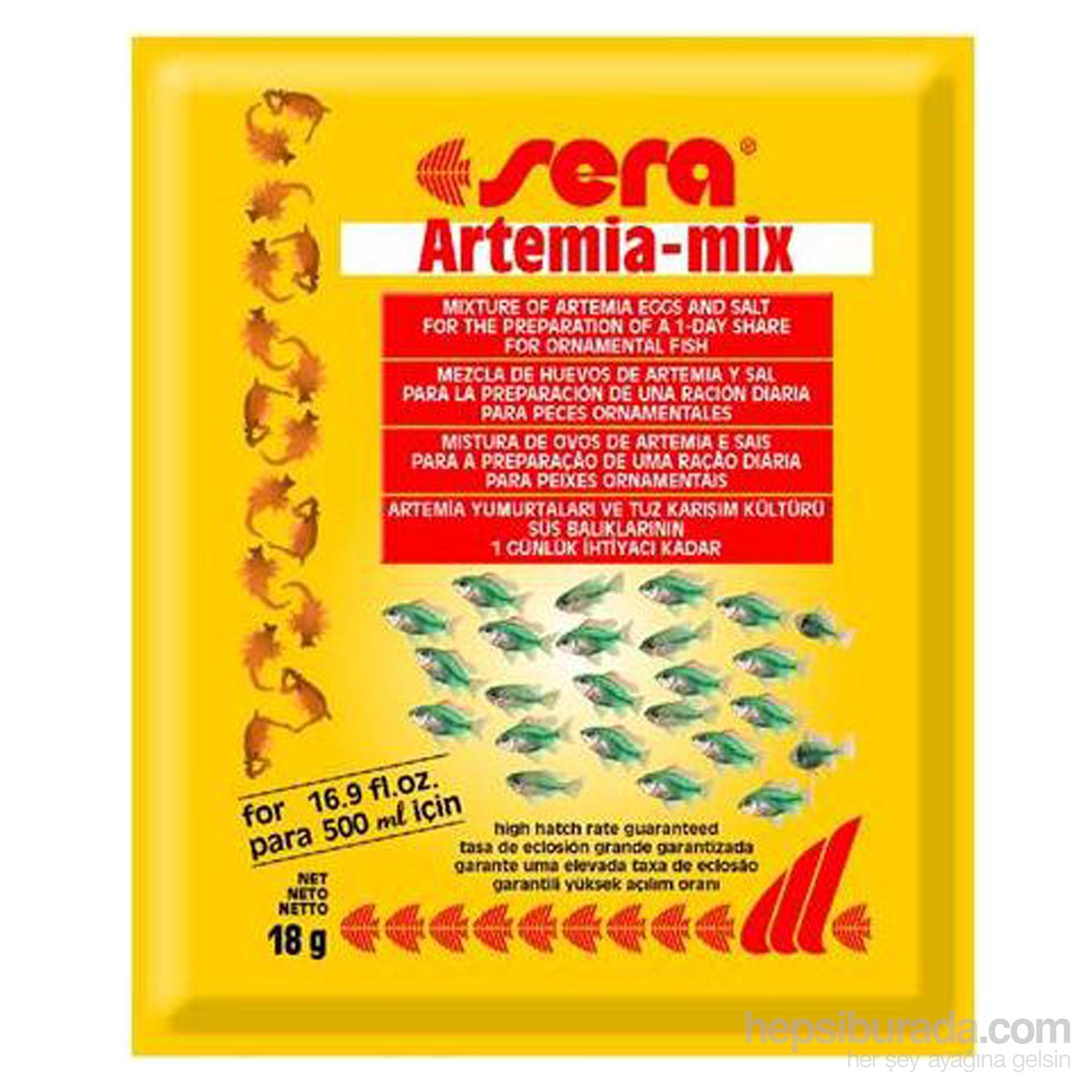 Sera Artemia Mix Balık Yemi 18 Gr
