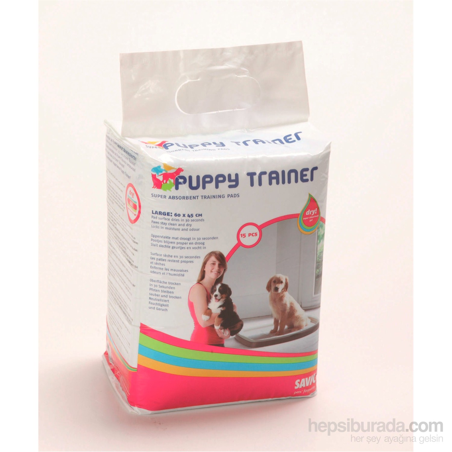 Savic Puppy Trainer Tuvalet Eğitim Pedi  15 adet (60x45 cm)