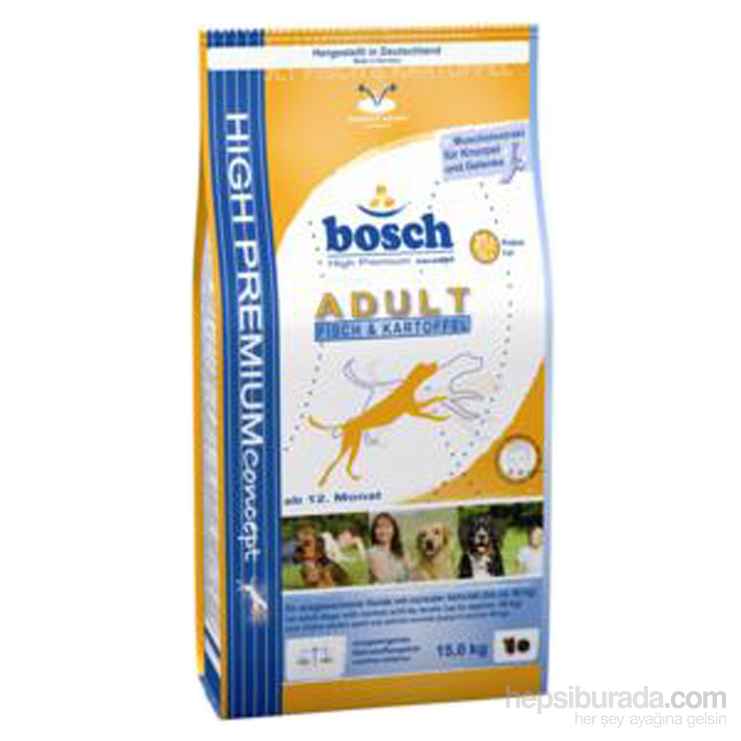 Bosch Balıklı Patatesli Kuru Köpek Maması 15 Kg