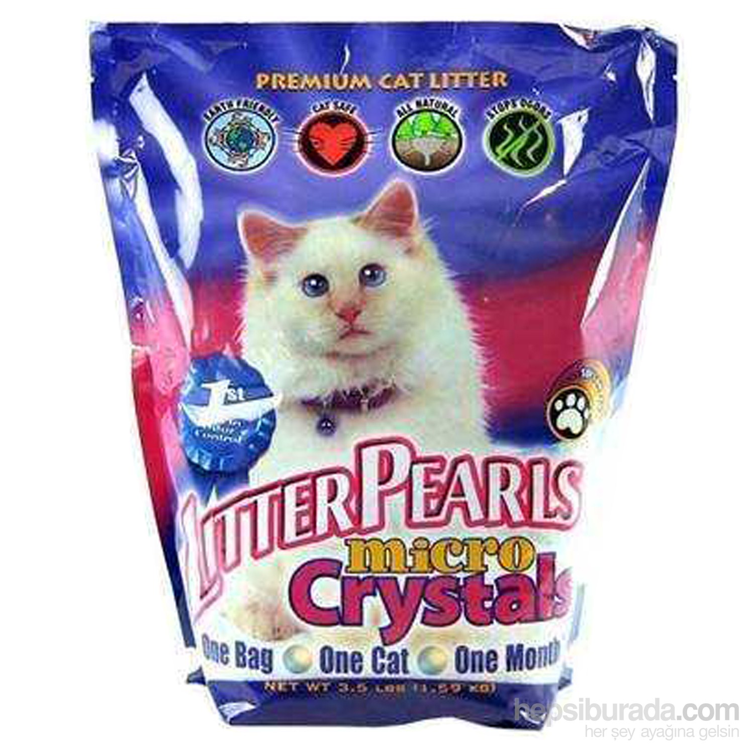 Litter Pearls, Mikro Kristal Kedi Kumu 3.1 Kg