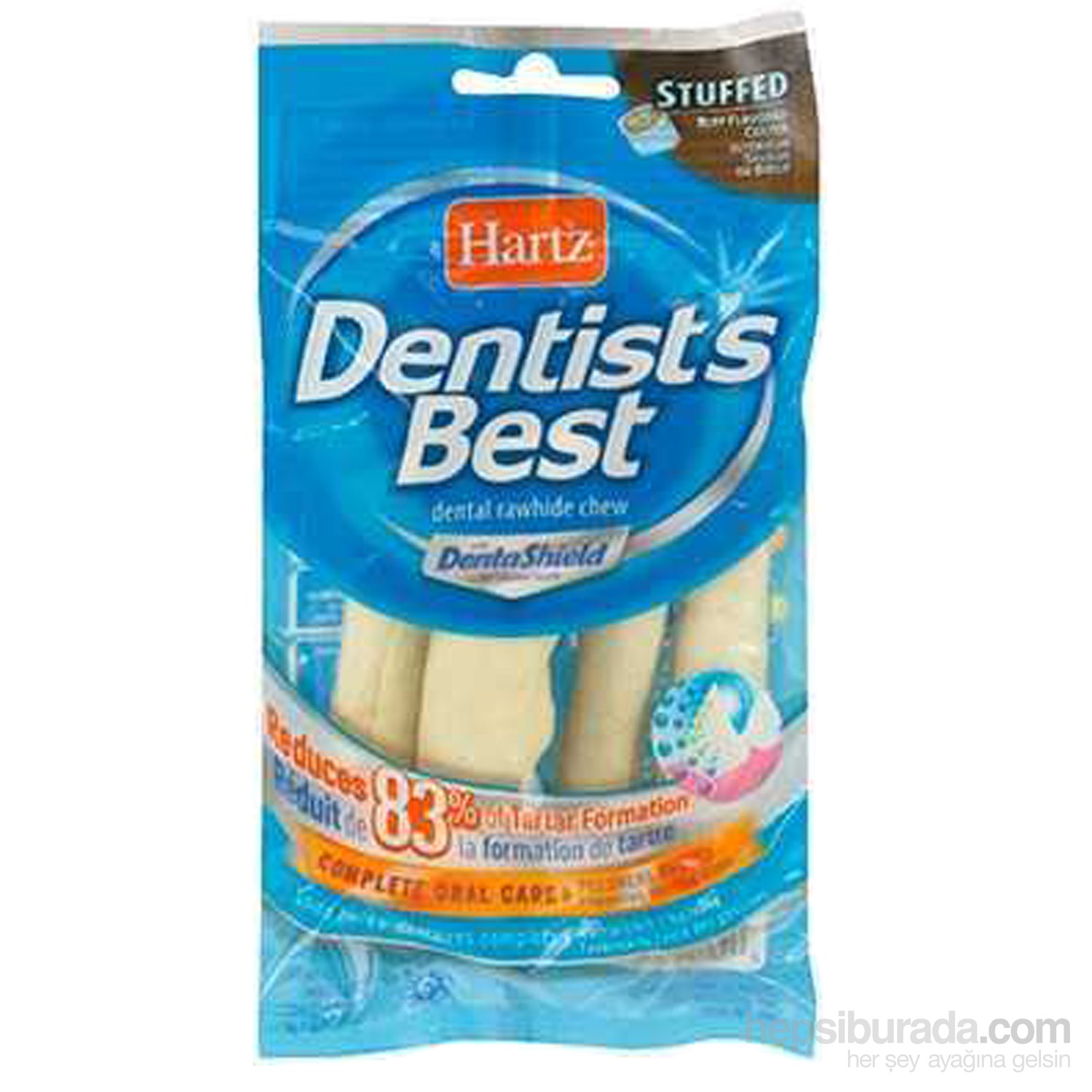 Hartz Dentist Diş Koruma Çiğneme Çubuk Köpek Ödülü 9 cm