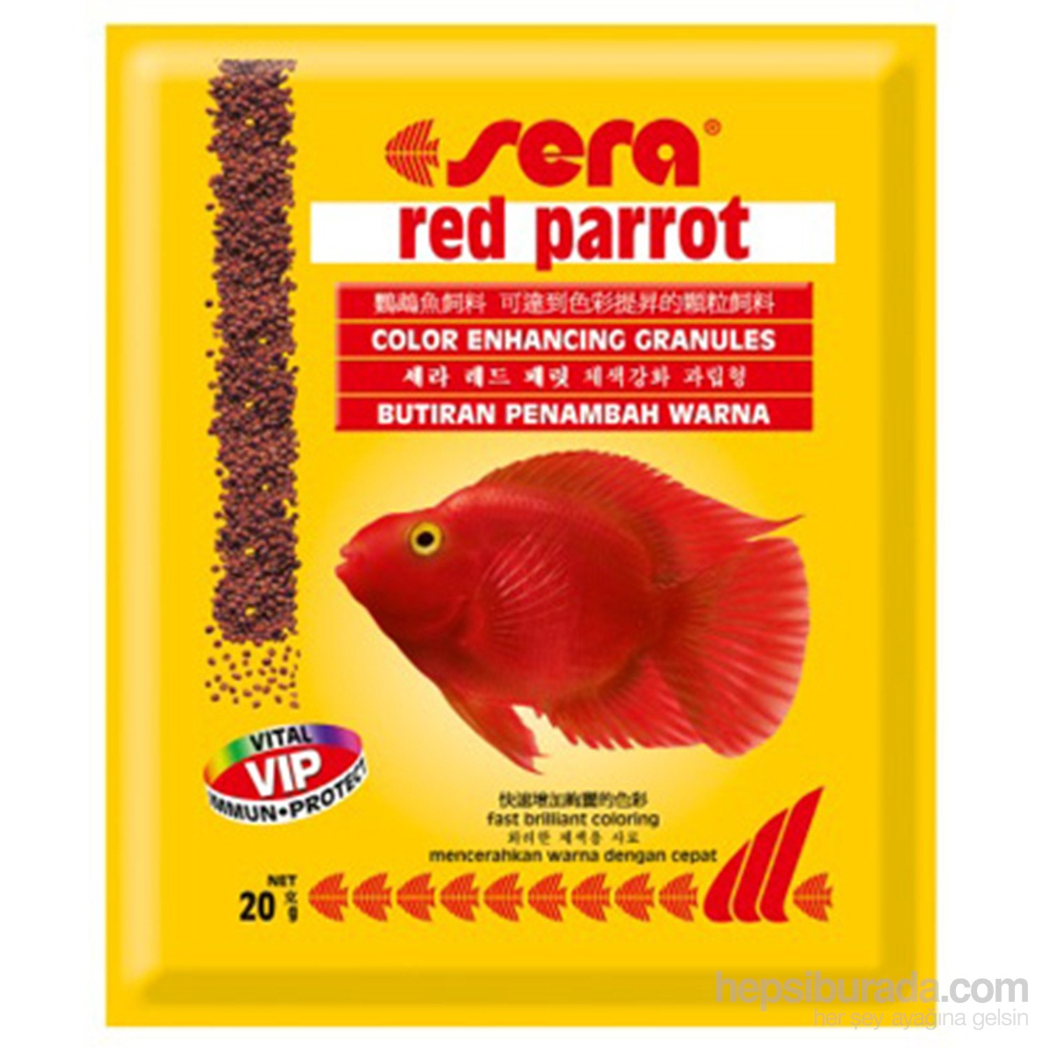 Sera Red Parrot Balık Yemi 20 Gr ht*