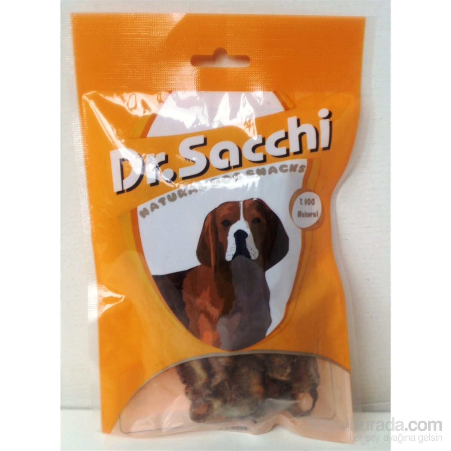 Dr.Sacchi Köpek Ödülü-Doğal Kuzu Gırtlak 75gr kk